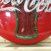 Original Coca-Cola 48" Button Porcelain Neon Sign